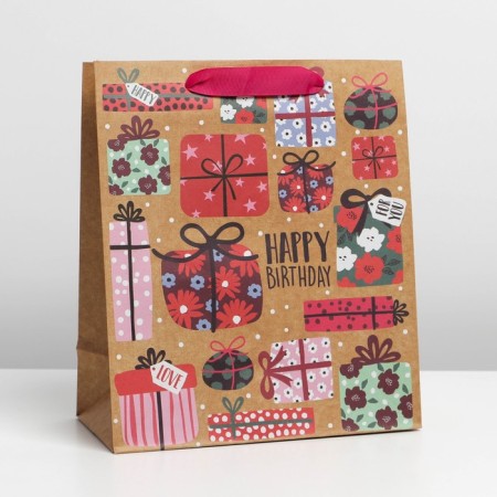 Package Gift Crafts Vertical, Packaging, "HB", Ml 23 x 27 x 11.5 cm