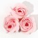 The hand soap "delicate spring", 3 x 11 g, fragrance floral, pure happiness