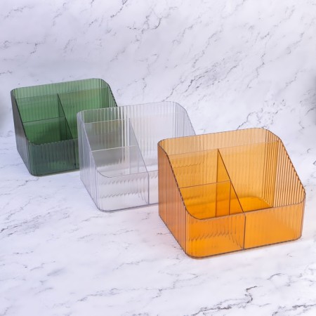Light organizer for storage, 4 sections, 18 × 15 × 12 cm, color mix-7