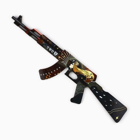 Wooden weapons, children's souvenir "Empress", automatic, 72.3 x 17.7 cm-1