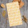 Yellow Garden 40x73cm, 100% cotton, sarzha 190 g/m2
