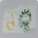 Sticker Plastic Ryza "Wing butterflies and White Roses" 16x17 cm