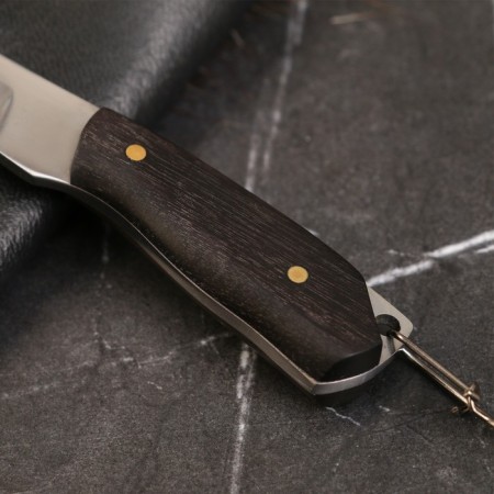 Caucasian knife "Predator" steel - 65x13, hilt - grab, 12cm-1