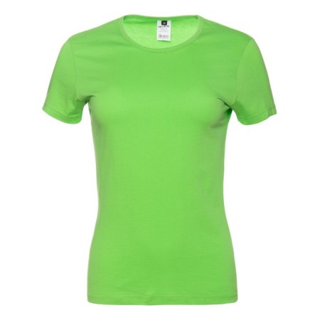 Female T-shirt, size 48, bright green color
