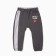 A set for a boy (sweatshirt, trousers), graphite color, height 98 cm