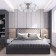 Smart ceiling lamp Fabiola, 40W, E14, 90x90x29.7 cm