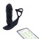 Massager of the prostate oka-hp, with an erection ring, frictions, PDU + App, 12 modes, black 106220