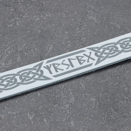 Bracelet "Magic Shield", genuine leather-2