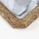Photo frame Polystone 13x18 cm "wood bark" beveled angles gold 16x22 cm