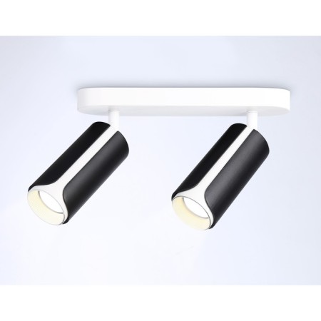 STAST NASTENNE-POTALLY WHOWER WITH AMBRELLA LIGHT, Techno Family, TN51598, 2XGU10, Black, White-2