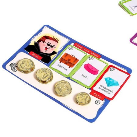 Board game "Cunning merchant", 3-5 players, 10+-6