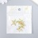 Decor for creativity Metal, enamel "Star with Rainbow" Gold Mix 2x2.4 cm