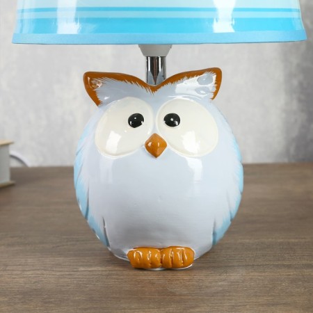 Lamp children's ceramics "Blue Bird" 1x40W E14 20x20x30 cm Risalux-3