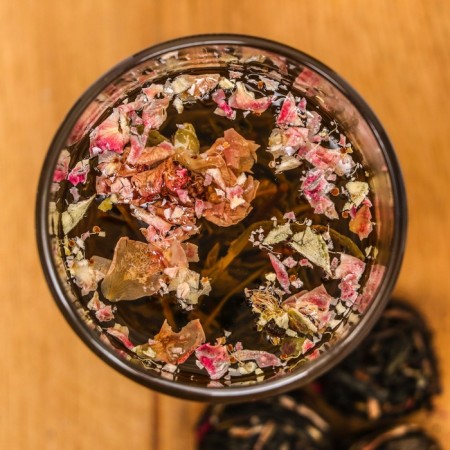 Chinese bound green tea "Rose", 50 g (+ - 5 g)-5