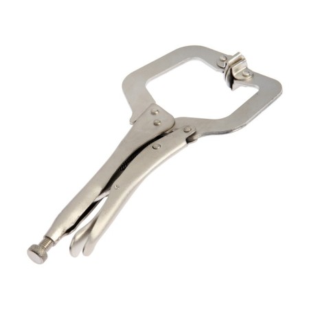 Hand tundra clamp, point capture, movable sponges, with a latch, 275 mm-3
