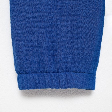 Костюм (рубашка и брюки) детский KAFTAN "Муслин", р.32 (110-116см) синий-11