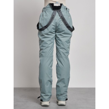 Semi-combinezone ski insulated female winter, size 50, color light gray-12
