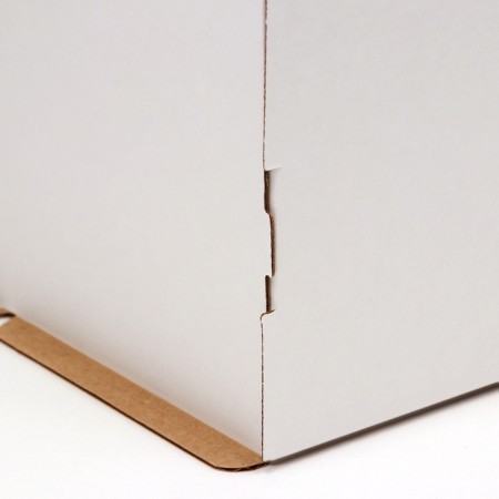 Box for cake, white, 26.5 x 26.5 x19 cm-2