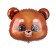 Foil ball 24 "Bear", with a substrate