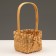 Wicker basket, 14 x 13 x 10.5/26 cm, sequoia