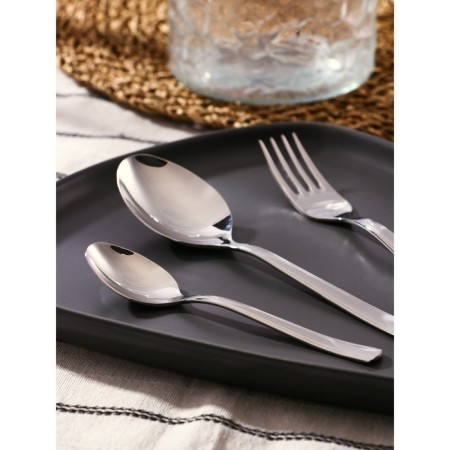 Set of table "celebration", 18 items, thickness 2 mm, cardboard box, silver color-1