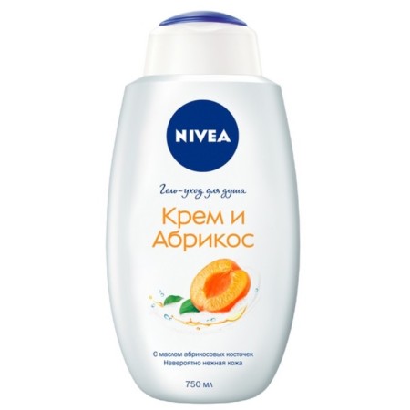 Гель для душа Nivea «Крем Абрикос», 750 мл