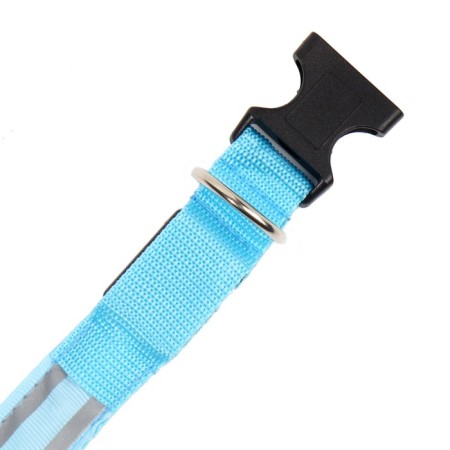 Collar with backlight double strip size L, Osh 45-52 x 2.5 cm 3 glow glow mode-6