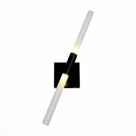 Sconces st. SL947.401.02. Laconicita. 2x5 watts, G9, 4000k, 60x10 cm, black color-5