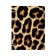 Notebook A5, 80 sheets, on 4 rings, a leopard notebook, cover coated cardboard, glossy lamination, rounded corners