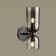 Bra Orinoco, 2x60W E14, black color, IP20