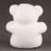 A toy made of foam "Bear" with a snowflake, 13 cm