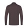 Polo male with long sleeve, brown color, size 46 (m)