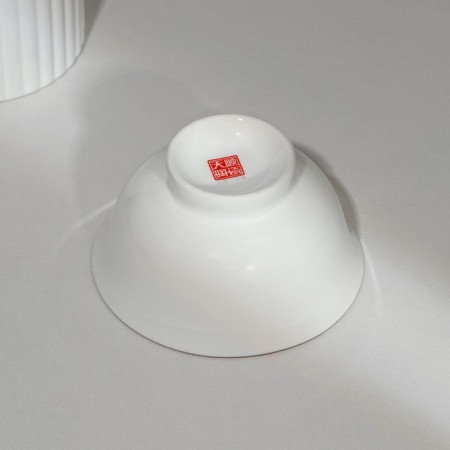 Porcelain bowl “Golden line”, 300 ml, white color-2
