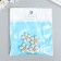 Decor for creativity Metal "Chamomile from Pearl" set 4 pcs 2.3x2.3 cm