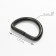 Semi -ring for bags, d = 15 mm, thickness - 2 mm, black nickel color