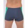 Bathing panties for boys Alohamare, height 134-140 cm, graphite color, green color