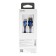 PERO DC-02, Type-C cable-USB, 3 A, 1 m, fabric braid, blue