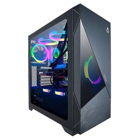 AZZA Eclipse case Black without BP ATX 9x120mm 5x140mm 2xusb2.0 1xusb3.0 Audio Bott PSU-1
