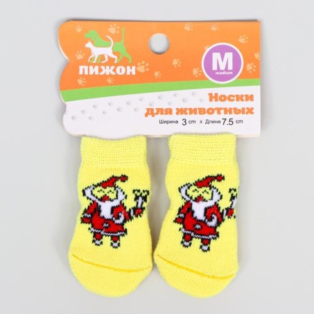 Noskes non -slip "Santa", m (3/4 * 7 cm), set 4 pcs-1