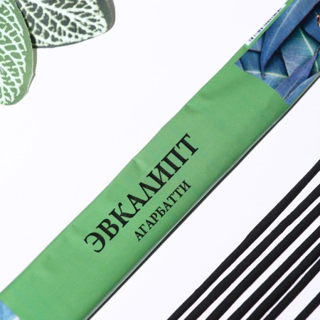 Set of incense "Agarbatti Eucalypt", 4 packages of 8 sticks-1