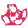 Figure stencil "Ship and Friends"