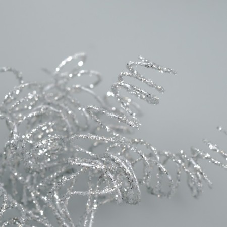 Decorative element for creativity "Spiral" silver-2