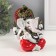 Polystone souvenir "Ganesha in the lotus pose, in red trousers" 10x10x12.5 cm