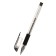 Gel pen 0.5 mm staff, rubber holder, black rod