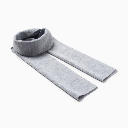 Children's scarf, gray color, size 144x20 cm