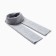 Children's scarf, gray color, size 144x20 cm