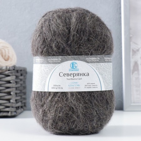 Yarn "northerner" 30% wool, 5% recent. wool, 65% acrylic 150m/100g (137 Marengo)