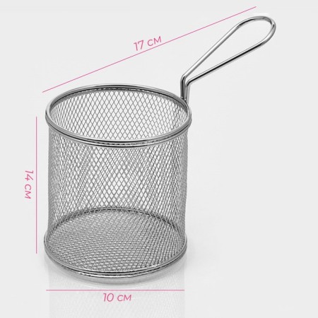 Basket for potatoes FRI DOLAIN "Chester", D = 10 cm, h = 10 cm-2