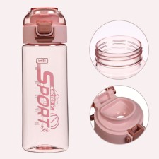 Water bottle, 550 ml, Sport, 20.5 x 7 x 4.8 cm, pink