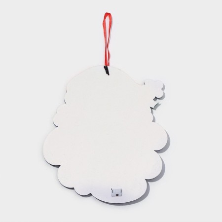 Decorative luminous jewelry (suspension) "Grandfather Frost" 30.5x27.5 cm-5